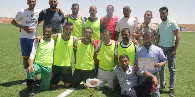 نهائي دورة كرة القدم (فريق الإدارة العامة vs فريق كلية العلوم الإنسانية والإجتماعية)